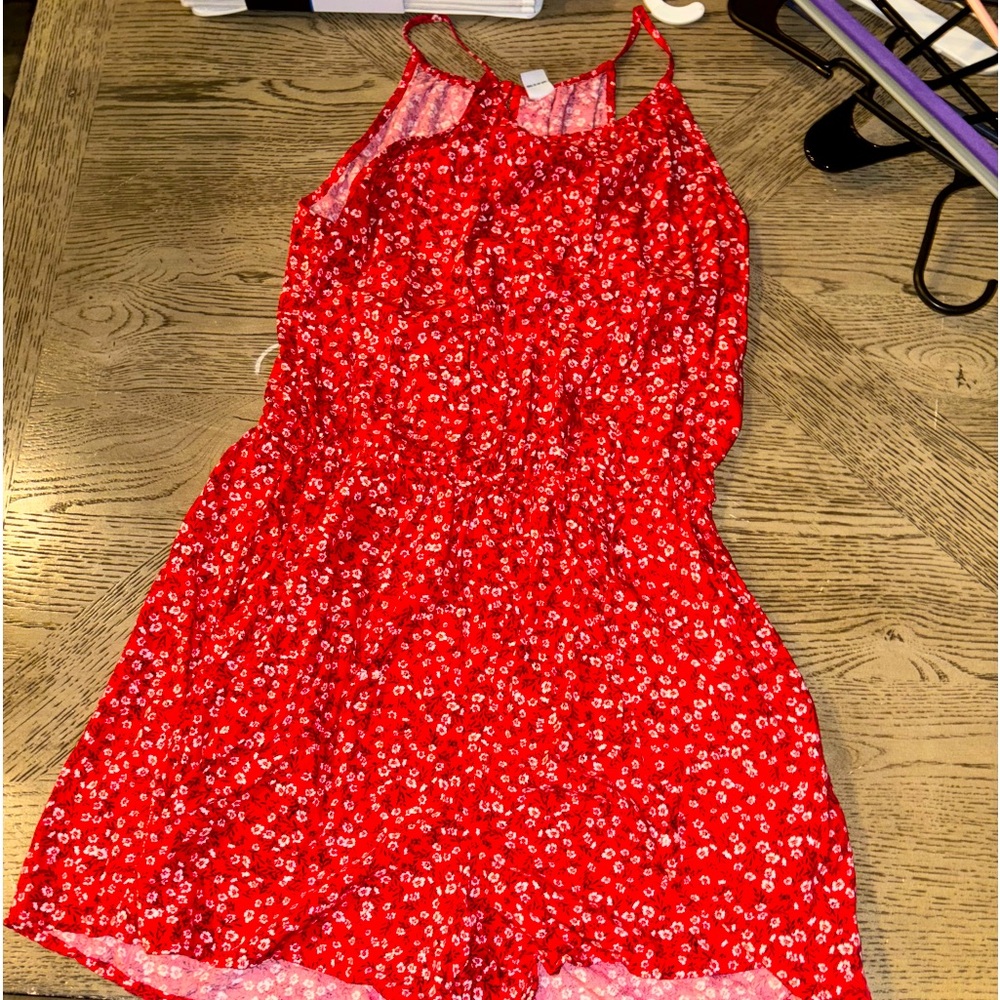 Small red romper! ❣️